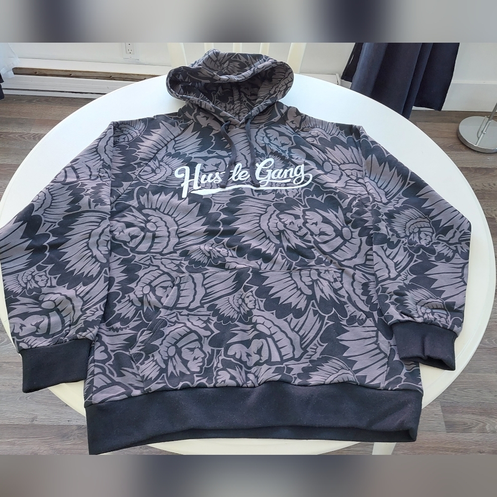 Hustle Gang Men's Hoodies Differents Models Size XL XXL Camo Allover Sweater